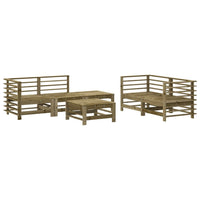 Set Salotto da Giardino 6 pz in Legno Impregnato di Pino 3186206