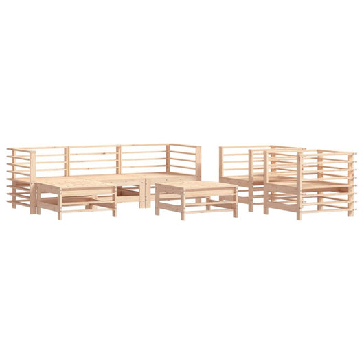 Set Salotto da Giardino 7 pz in Legno Massello di Pinocod mxl 93985