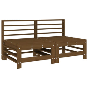 Set Salotto da Giardino 7 pz ambra in Legno Massello di Pino 3186441