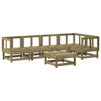 Set Salotto da Giardino 6 pz in Legno Impregnato di Pino 3186451