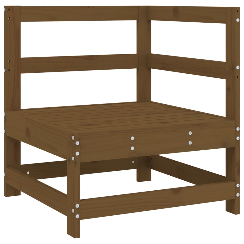 Set Salotto da Giardino 4 pz ambra in Legno Massello di Pino 3186497