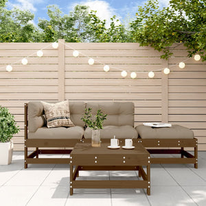 Set Salotto da Giardino 4 pz ambra in Legno Massello di Pino 3186497