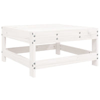 Set Salotto da Giardino 5 pz Bianco in Legno Massello di Pino 3186530