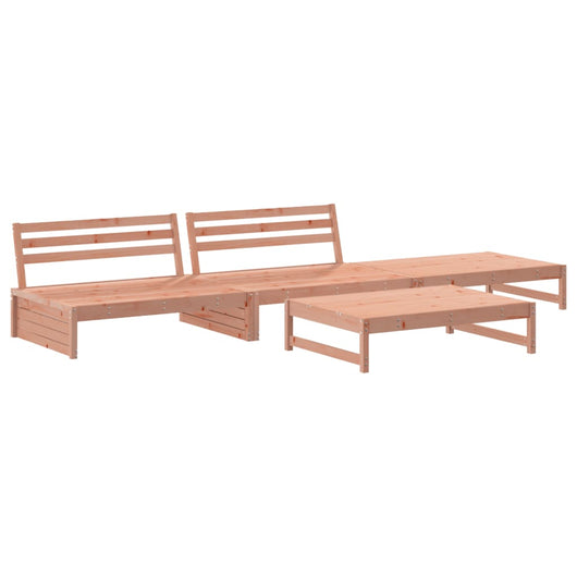 Set Salotto da Giardino 4 pz in Legno Massello di Douglas 3186632
