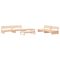 Set Salotto da Giardino 6 pz in Legno Massello di Pino 3186641