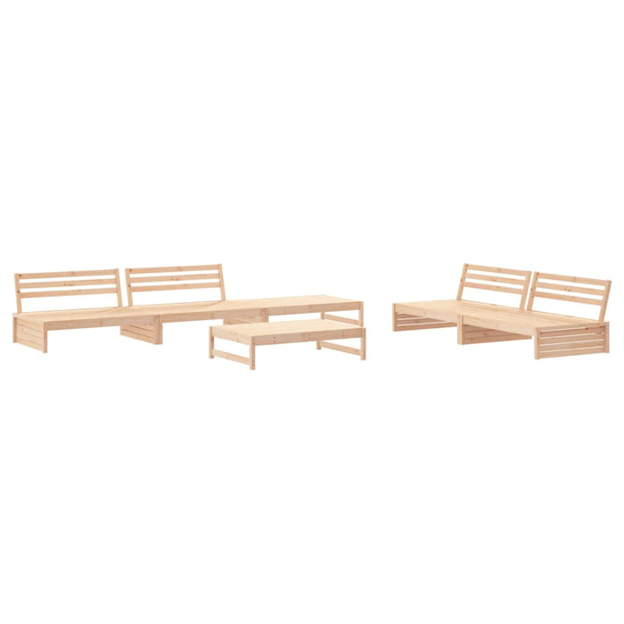 Set Salotto da Giardino 6 pz in Legno Massello di Pino 3186641
