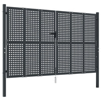 Cancello Giardino Antracite 300x250 cm in Acciaiocod mxl 71155
