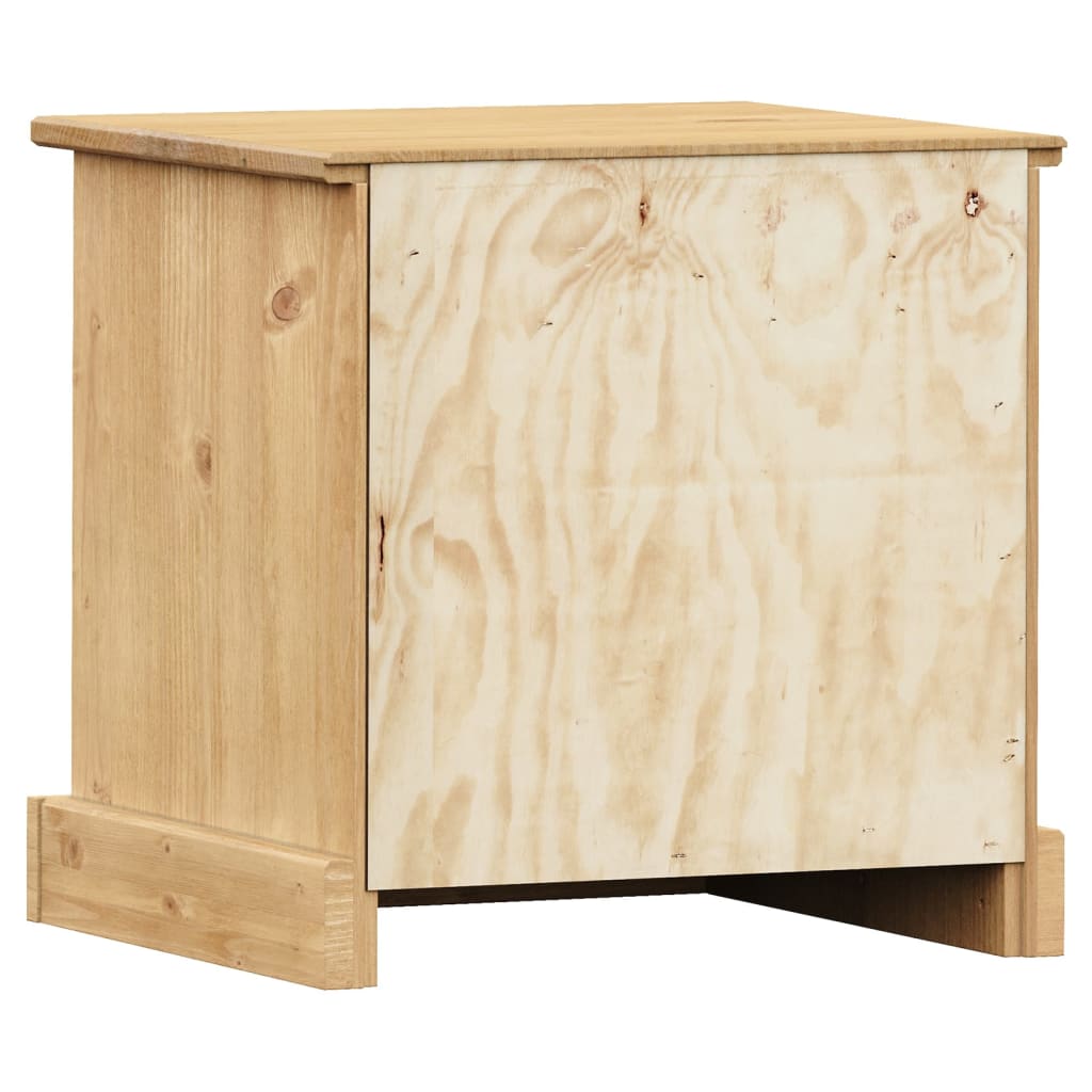 Comodino VIGO 42x35x42 cm in Legno Massello di Pino 353154