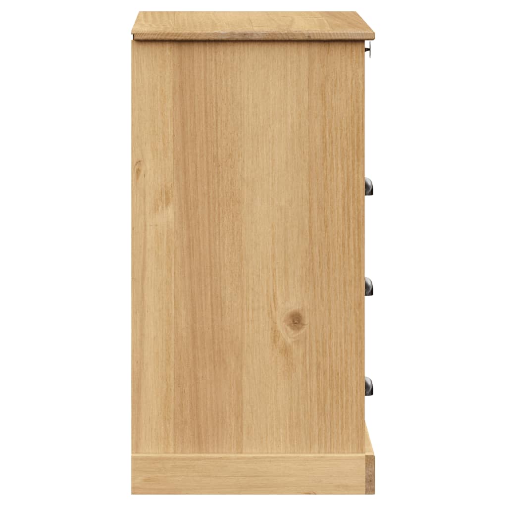 Cassettiera VIGO 80x40x76 cm in Legno Massello di Pino 353160