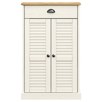 Scarpiera scarpiera mobile contenitore ingresso corridoio soggiorno 60 x 35 x 96 cm in legno massello di pino bianco 02_0022116