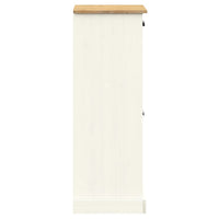 Scarpiera scarpiera mobile contenitore ingresso corridoio soggiorno 60 x 35 x 96 cm in legno massello di pino bianco 02_0022116