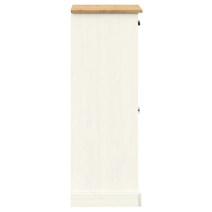 Scarpiera scarpiera mobile contenitore ingresso corridoio soggiorno 60 x 35 x 96 cm in legno massello di pino bianco 02_0022116