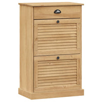 Scarpiera scarpiera mobile contenitore ingresso corridoio soggiorno 60 x 35 x 96 cm legno massello di pino marrone 02_0022113
