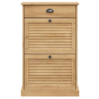 Scarpiera scarpiera mobile contenitore ingresso corridoio soggiorno 60 x 35 x 96 cm legno massello di pino marrone 02_0022113