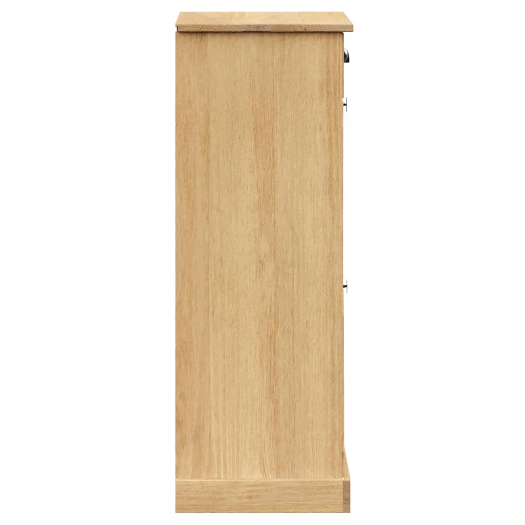 Scarpiera VIGO 60x35x96 cm in Legno Massello di Pino