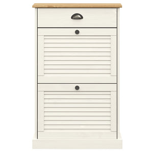 Scarpiera scarpiera mobile portaoggetti ingresso corridoio soggiorno 60 x 35 x 96 cm legno massello di pino bianco 02_0022112