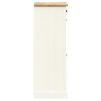 Scarpiera scarpiera mobile portaoggetti ingresso corridoio soggiorno 60 x 35 x 96 cm legno massello di pino bianco 02_0022112