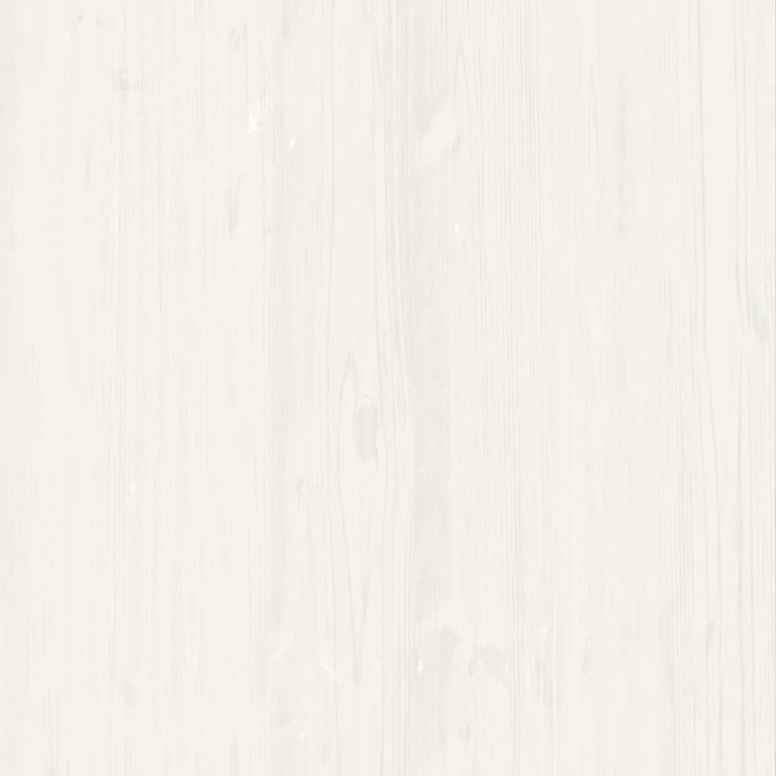 Credenza Cassetti VIGO 113x40x75 cm Legno Massello Pino Bianco 353188