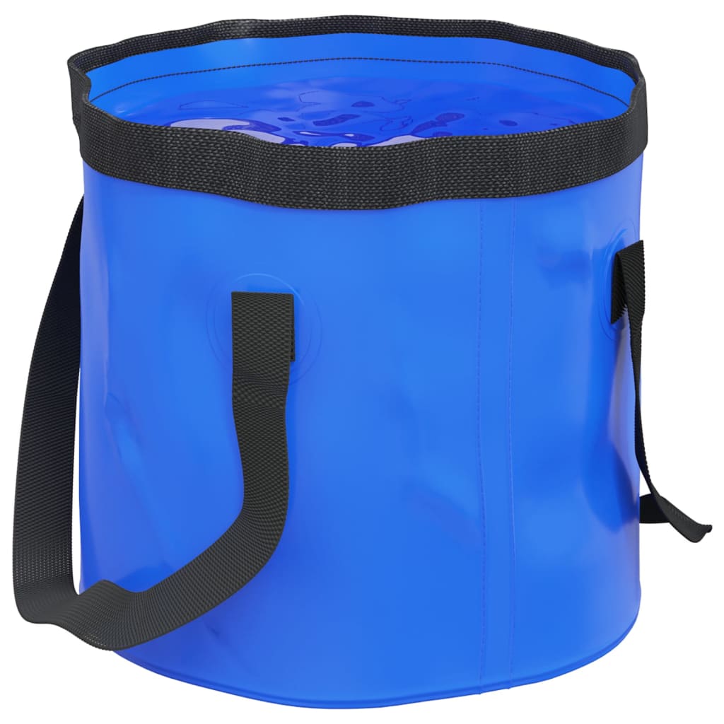 Secchi Pieghevoli 2 pz Blu 30 L in PVCcod mxl 126940