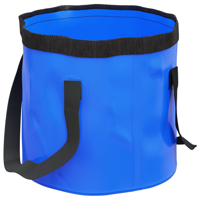 Secchi Pieghevoli 2 pz Blu 30 L in PVCcod mxl 126940