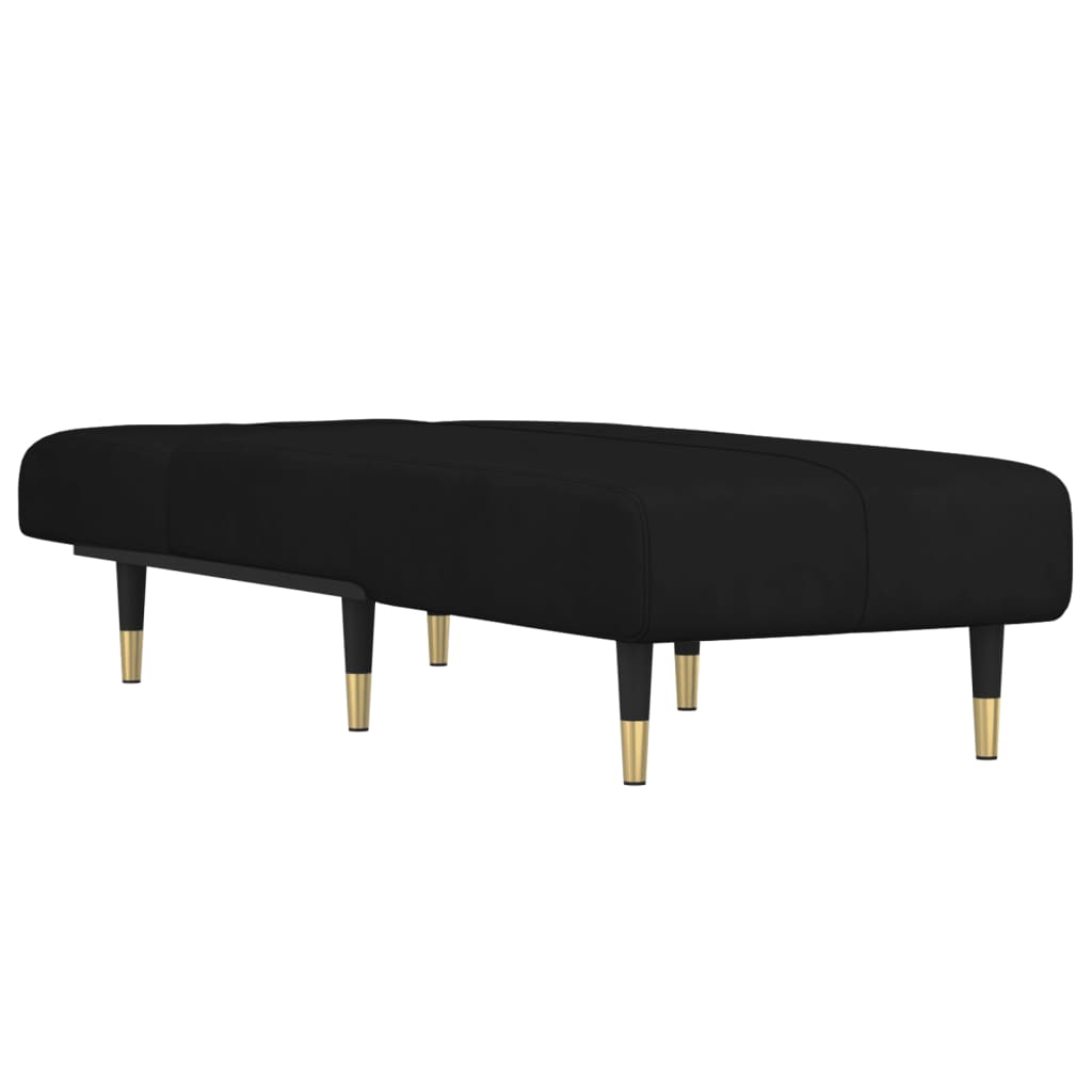 Chaise Longue in Velluto Nerocod mxl 101608