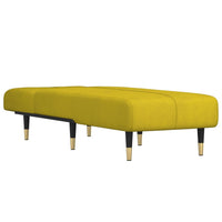 Chaise Longue in Velluto Giallocod mxl 70638