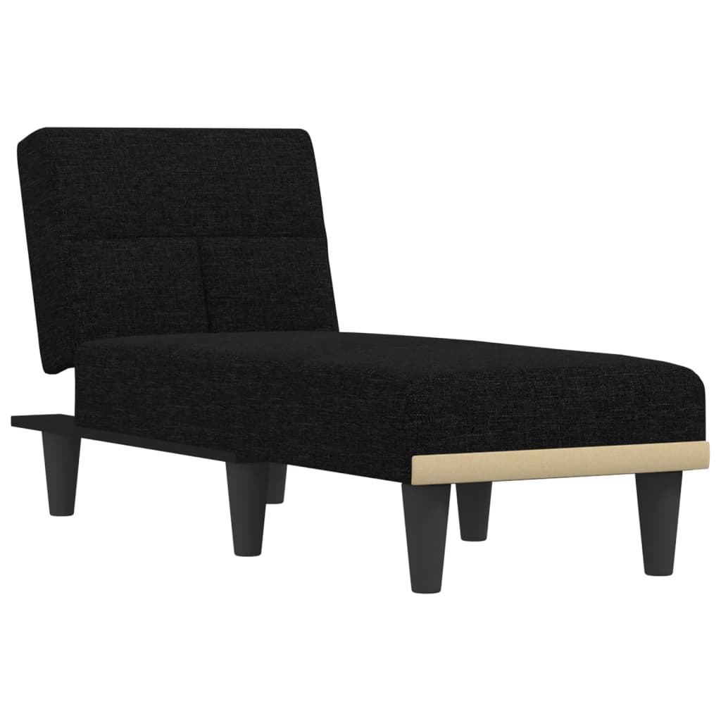 Chaise Longue in Tessuto Nerocod mxl 70878