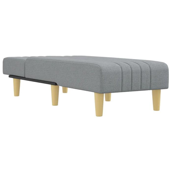 Chaise Longue in Tessuto Grigio Chiarocod mxl 118888