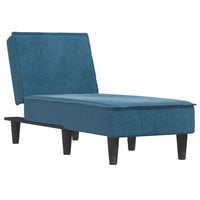 Chaise Longue in Velluto Blucod mxl 118604