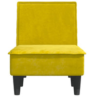 Chaise Longue in Velluto Giallo 352839