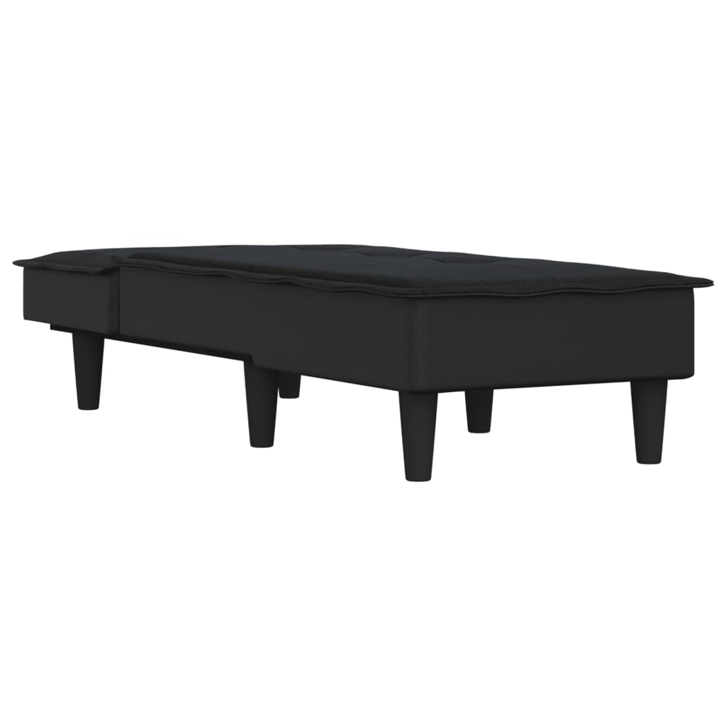 Chaise Longue in Tessuto Nero 352842