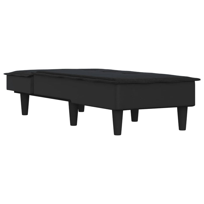 Chaise Longue in Tessuto Nero 352842