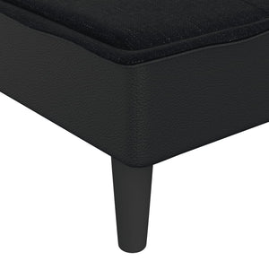 Chaise Longue in Tessuto Nero 352842