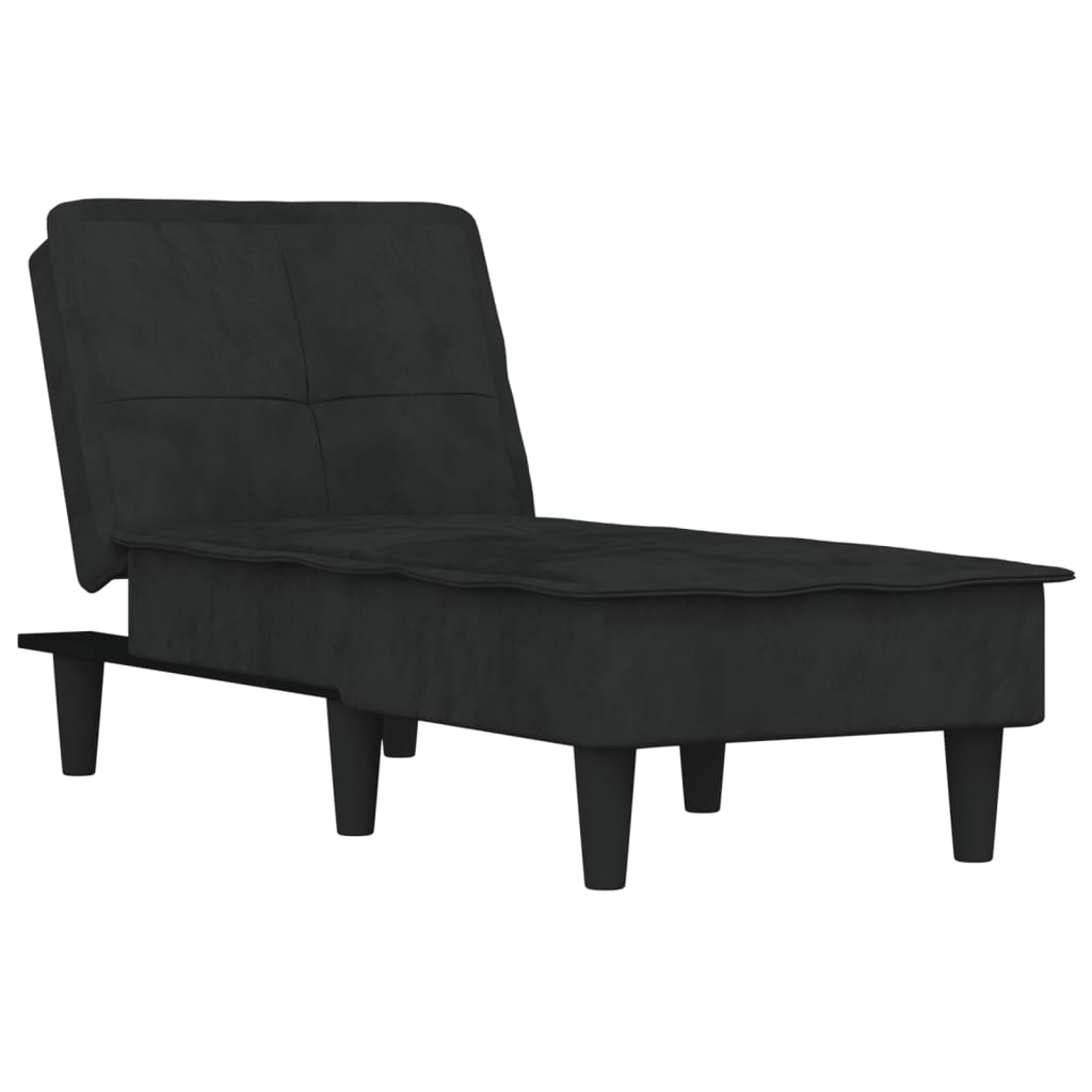 Chaise Longue in Velluto Nerocod mxl 70647