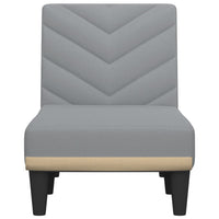 Chaise Longue in Tessuto Grigio Chiaro 352853