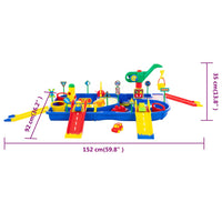 Polesie wader Set Sistema Acquatico 9pz con Rampe 152x92x35 cm PP 94258