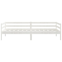 Dormeuse senza Materasso Bianca 90x200 cm Legno Massello Pino 833076