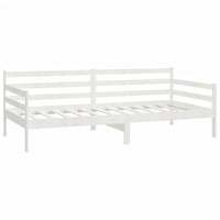 Dormeuse senza Materasso Bianca 90x200 cm Legno Massello Pino 833082