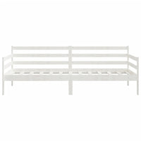 Dormeuse senza Materasso Bianca 90x200 cm Legno Massello Pino 833082