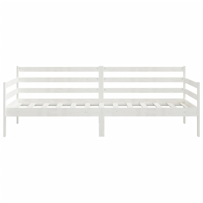 Dormeuse senza Materasso Bianca 90x200 cm Legno Massello Pino 833082