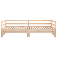 Dormeuse Estraibile 2x(90x190) cm Legno Massello di Pino 833083