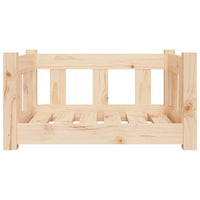 Cuccia per cani comodo divano 55,5 x 45,5 x 28 cm legno massello di pino marrone 02_0042693