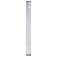 Colonna d'Acqua da Giardino 40 cm Acciaio Inox Quadrato 364496