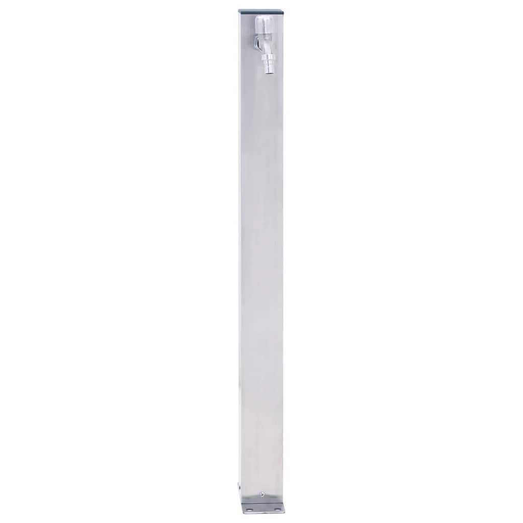 Colonna d'Acqua da Giardino-Attrezzi da giardino 60 cm Acciaio Inox Quadrato