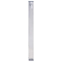 Colonna d'Acqua da Giardino-Attrezzi da giardino 60 cm Acciaio Inox Quadrato