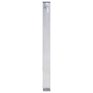 Colonna d'Acqua da Giardino-Attrezzi da giardino 60 cm Acciaio Inox Quadrato