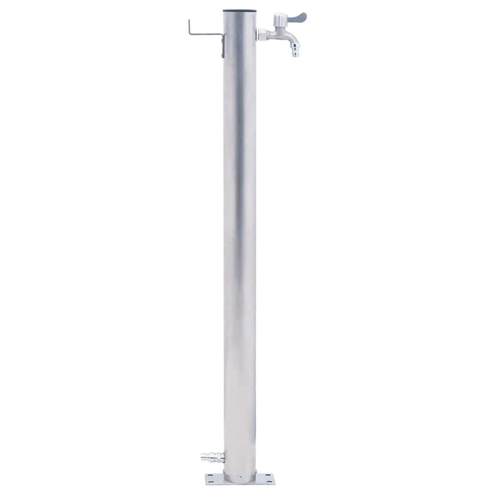 Colonna d'Acqua da Giardino 80 cm Acciaio Inox Rotondacod mxl 78522