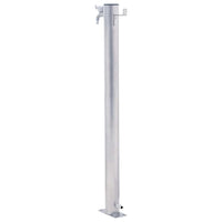 Colonna d'Acqua da Giardino 100 cm Acciaio Inox Rotonda 364503