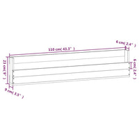 Scarpiere a Parete 2 pz 110x9x23 cm Legno Massello di Pino 833275