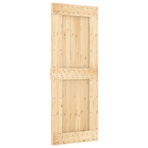 Porta NARVIK 80x210 cm in Legno Massello di Pino 154437